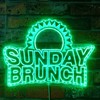 ADVPRO Sunday Brunch Breakfast Lunch RGB Dynamic Glam LED Sign