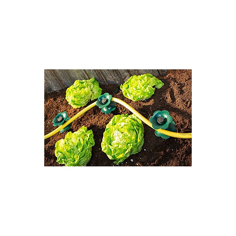 Hose Guide Set of 3 Pulley with Ground Spike Garden