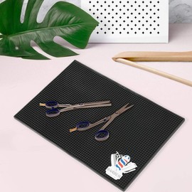 Salon Silicone Heat Resistant Styling Tools Mat, Styling Station Mat, Barber Mat for Hair Irons, Curling Iron, Straightener Pad, Iron Flat Hair, Waver, Hair Tools Appliances Hair Dryer Salon Tools