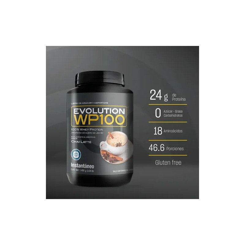 Evolution Wp100 - Bote Chai Latte De 1400 G -