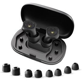 Ear plugs for Sleep & Noise Reduction - Soft Reusable Ear Protection for Travel, Work & Study | Blocks Snoring, Traffic & Loud Noises | Includes a handy carry case | 45 dB (SNR) Noise Reduction