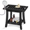 KingPavonini HDPS Shower Stool, Waterproof Shower Benches for Inside Shower