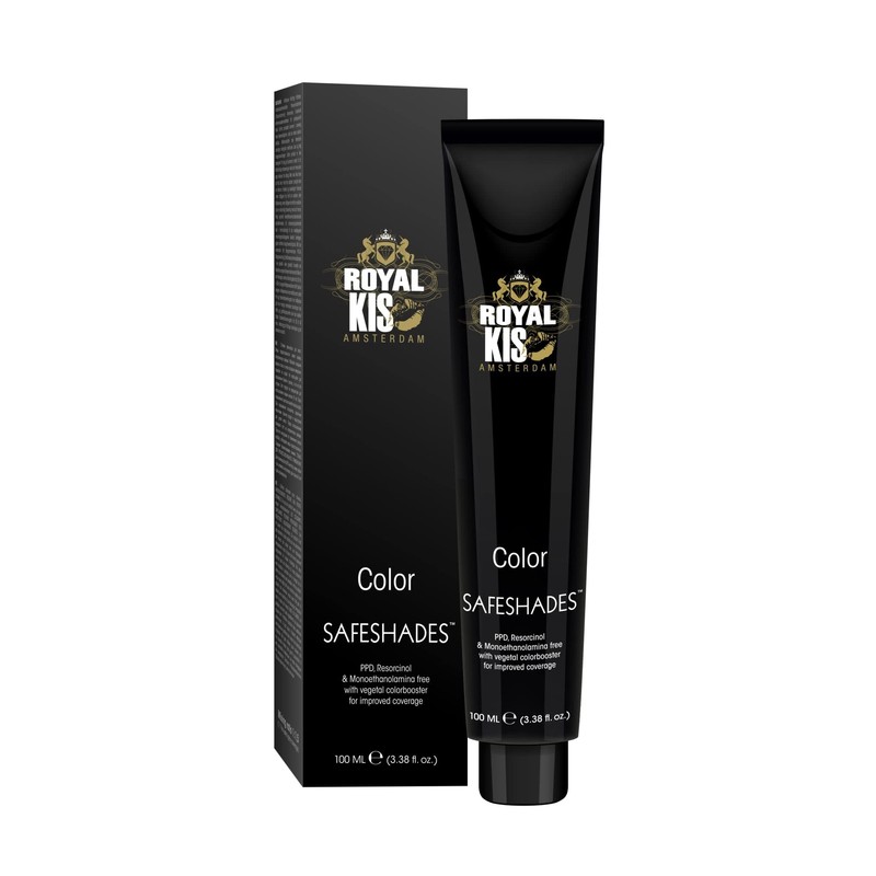 Royal KIS SafeShades - Permanent Hair Colour Cream - 100