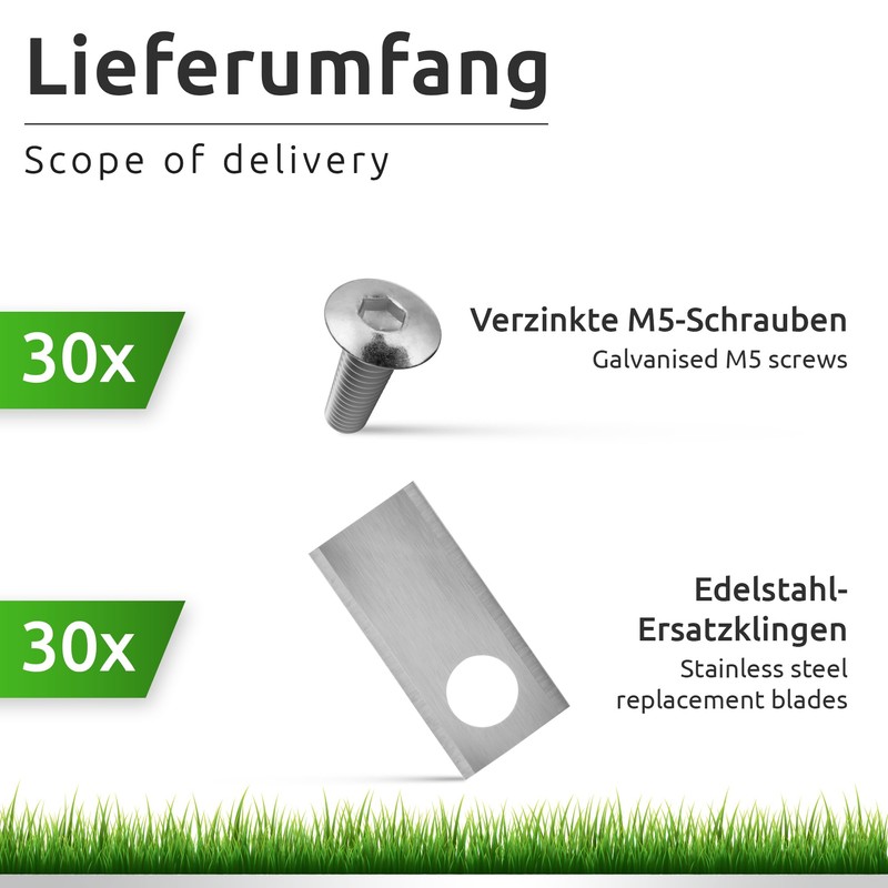 ECENCE 30 Replacement Blade Quality Blades Compatible with Honda Miimo