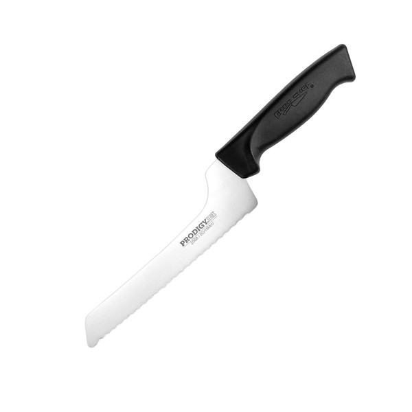 Ergo Chef 72142 Prodigy Offset Bread Knife, Black
