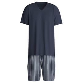 CALIDA Special Men's Short Pyjamas 100% Cotton, Sapphire Blue, 56