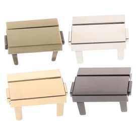 DOITOOL 4pcs Tuck Bag Locks Durable Metal Purse Fasteners for Handbags Crossbody Bags and DIY Projects Easy Replacement for Old Broken Clasps Stylish and Practical Accessories Light Gold