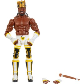 Mattel WWE King Woods Elite Collection Action Figure, Deluxe Articulation & Life-Like Detail with Iconic Accessories, 6-Inch