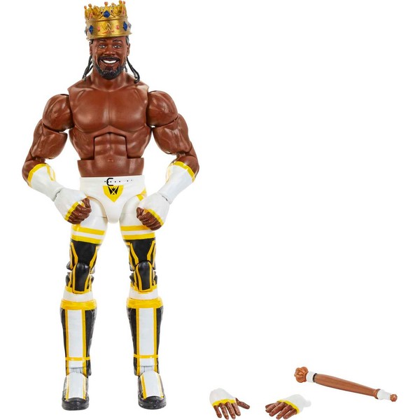 Mattel WWE King Woods Elite Collection Action Figure, Deluxe Articulation & Life-Like Detail with Iconic Accessories, 6-Inch