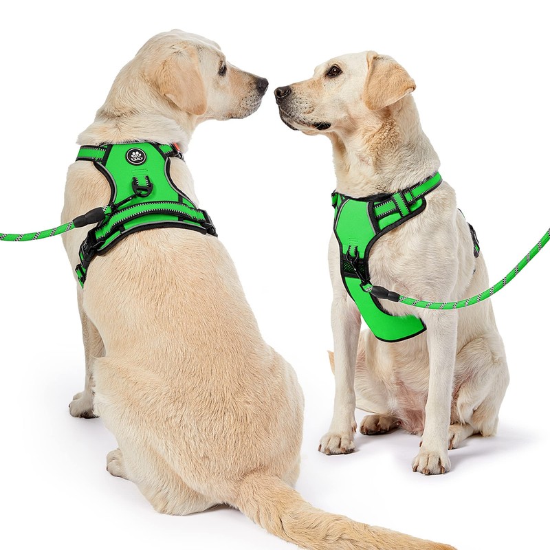 NESTROAD No Pull Dog Harness,Adjustable Oxford Dog Vest Harness with
