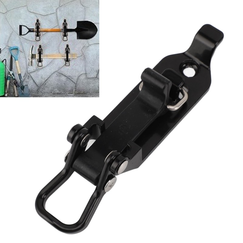 Shovel Mount for Roof Rack Metal Rubber Clamps Wall Mounting