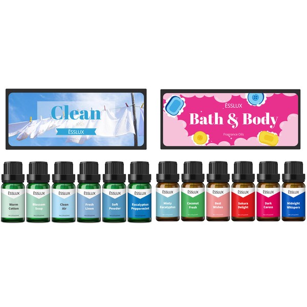 ESSLUX Fragrance Oil, ESSLUX Clean and Bath & Body Collections