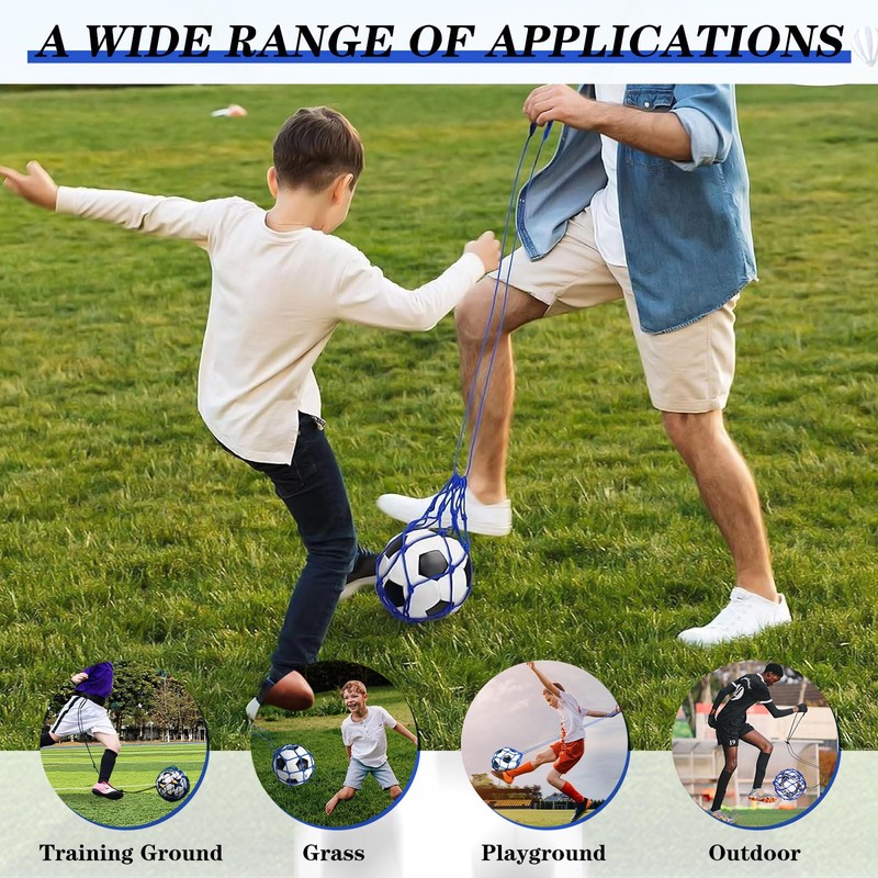 WYRGQIQN Football Kick Trainer – Kids Soccer Net for Skill-Boosting