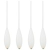 Alwonder 4pcs Bombarda Floats Carp Inline Controller Float in 3