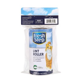 Fresh Step for Pets Roll N' Refresh Lint Rollers for Pet Hair- 1 Roll/100 Sheets for Reusable Lint Rollers for Pet Hair| Extra Sticky Lint Roller Sheets for Pet Hair