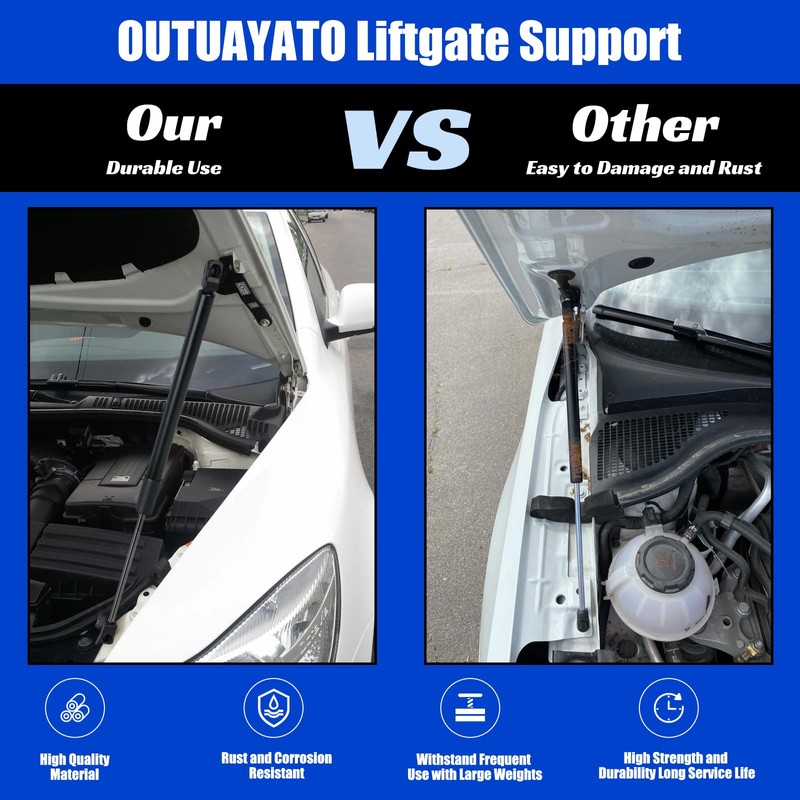 OTUAYAUTO Hood Struts Lift Support Replacement for Toyota FJ Cruiser