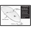 Seals Kayak Cockpit Cover with Hull Strap, Black, 1.3 I