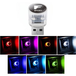 Lexus Fsport Compatible Car LED Atmosphere Light 7 Color Gradient USB Car Decoration Accessories