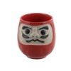 Tableware East Teacup Daruma Lucky Charm Mino Ware Red
