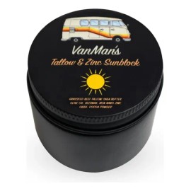 Vanman's - Protector Solar De Zinc Y Sebo - Resistente Al Ag