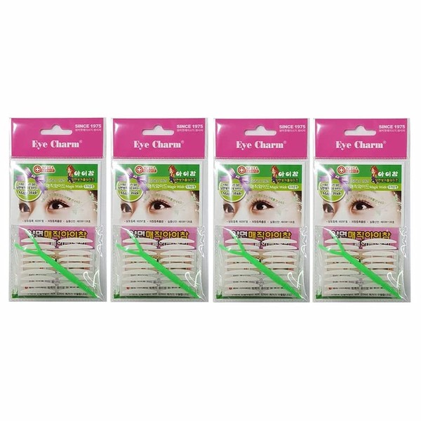 Eye Charm Magic Wide - Double Sided Eyelid Tape X 4 Packs Korea Beauty