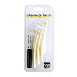 Wooil Dental Interdental Brush L Type 7P 0.7mm R 3ea
