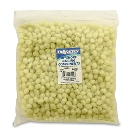 Hi-Seas Luminous Glow Beads, Small, Green, 1000-Pieces