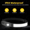 3Pack LED Headlamp Rechargeable - 230° COB Super Bright Head