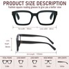 MMOWW Oversized Reading Glasses for Women 3 Pack Oprah Style