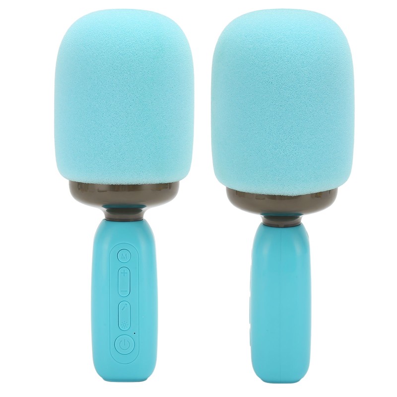 Handheld Karaoke Mic with RGB Light Support Memory Card Portable