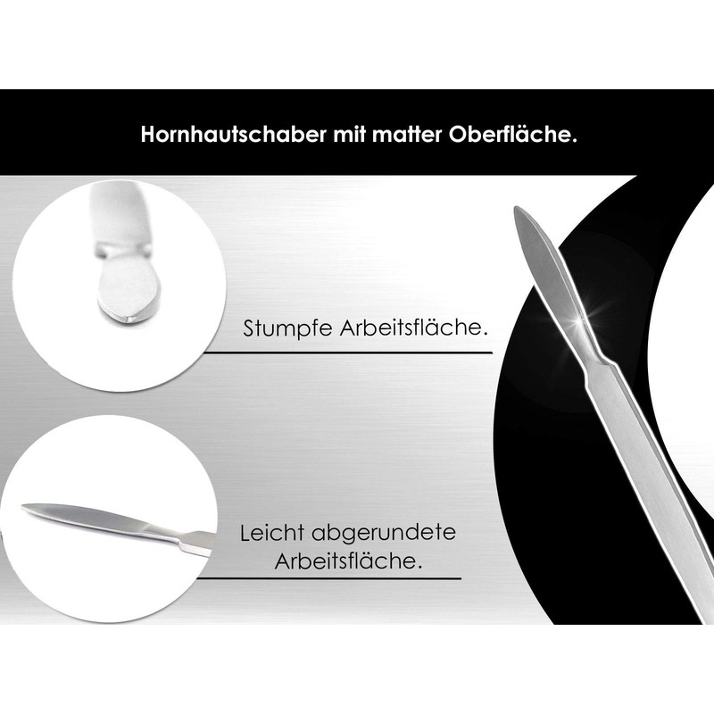 Professional Callus Rasp Pedicure Set Callus File in Case Foot