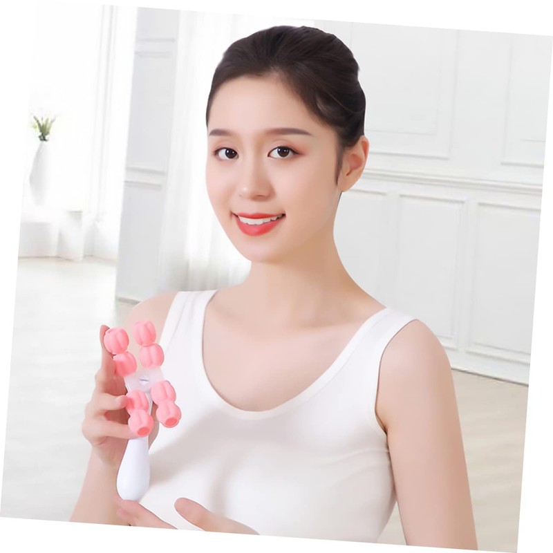 FRCOLOR 3 Pcs Multi-purpose Massage Roller Muscle Relaxer Handheld Rolling