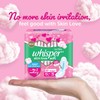 Whisper Ultra Soft Sanitary Pads for Women, XL+ 15 Napkins