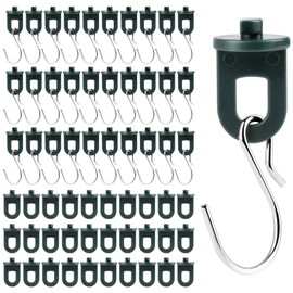 GUOYIHUA 70 x Greenhouse Clips + 35 x Hooks, Hanging Devices for Greenhouse, Sturdy Plant Holder, Greenhouse Accessories, Greenhouse Clips