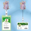 Cute Ghost Badge Reel Acrylic Retractable Halloween Badge Clip with