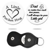Christmas Gifts for Dad Pocket Hug Keychain for Dad Birthday