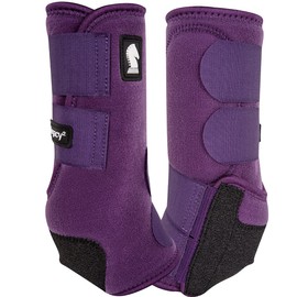 Classic Equine Legacy2 Hind Boots L Eggplant