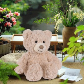 Apricot Lamb Stuffed Animal flower bear cream 20cm, Soft Toys Plush Cuddly Perfect for Child 8.3 Inches