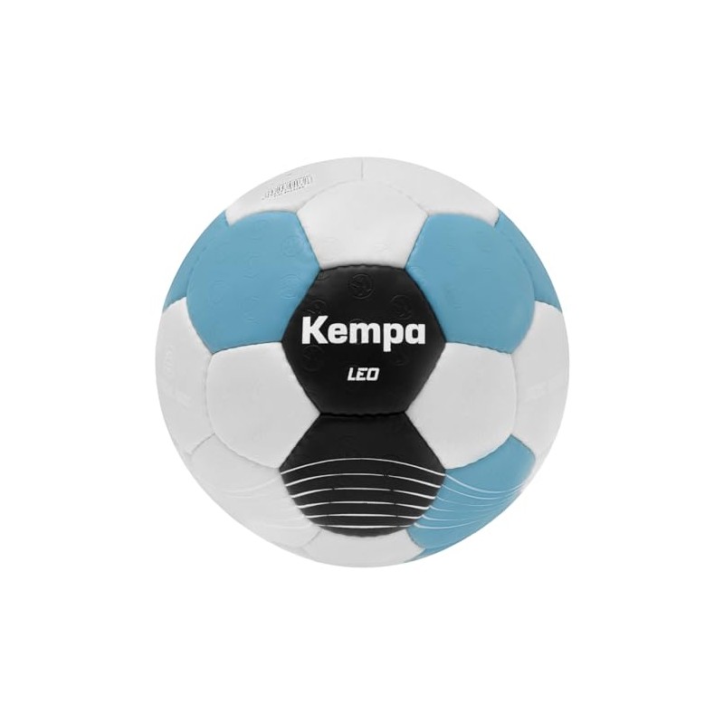 Kempa Leo Handball Ball for Children and Adults, Grey/Black, 2