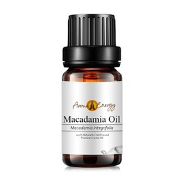 Aroma Energy Macadamia Oil (10ml) - Base/Carrier Oil, Pure & Natural, Perfect for Massage & diluting Essential Oils