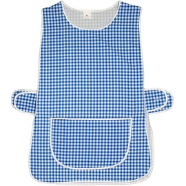 Kentex Online Womens (2pack) Home Work Tabard Apron Single Large Pocket Side Fastening Tabards (WX, Blue)