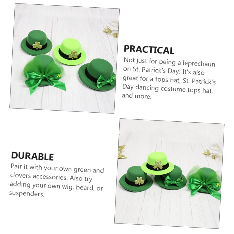 Ipetboom 2pcs Hat St Patrick Day Hat St Patricks Day