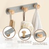 uxcell 11 Inch Coat Rack Wall Mount, Coat Hooks Adhesive