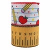 TMXAOK 4 Rolls Back to School Ribbons School Theme Grosgrain