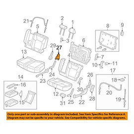 Honda Genuine (81756-SZA-A01ZA) Seat Bracket Cover
