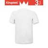 Kingsted Mens Short Sleeve Crew Neck T-Shirts (White, X-Large)