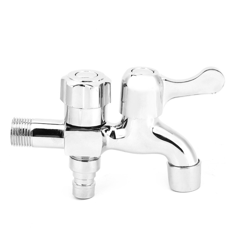 G1/2in Copper Multifunctional Dual Use Quick Open Faucet Washing Machine
