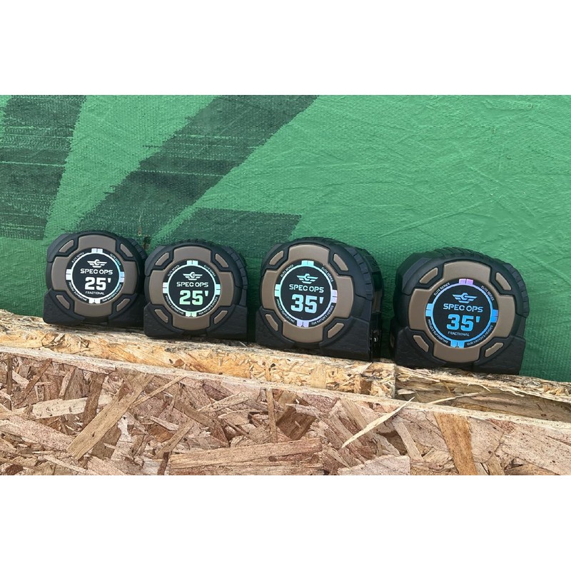 Spec Ops Tools 25-Foot Elite Series Tape Measure, 1 1/4"
