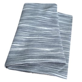 Wollhuhn Eco Lightweight Boys / Girls Jersey Slip-On Scarf / Neckerchief / Loop Cotton Many Designs Summer / Transitional Times 20212030, Lines grey tones