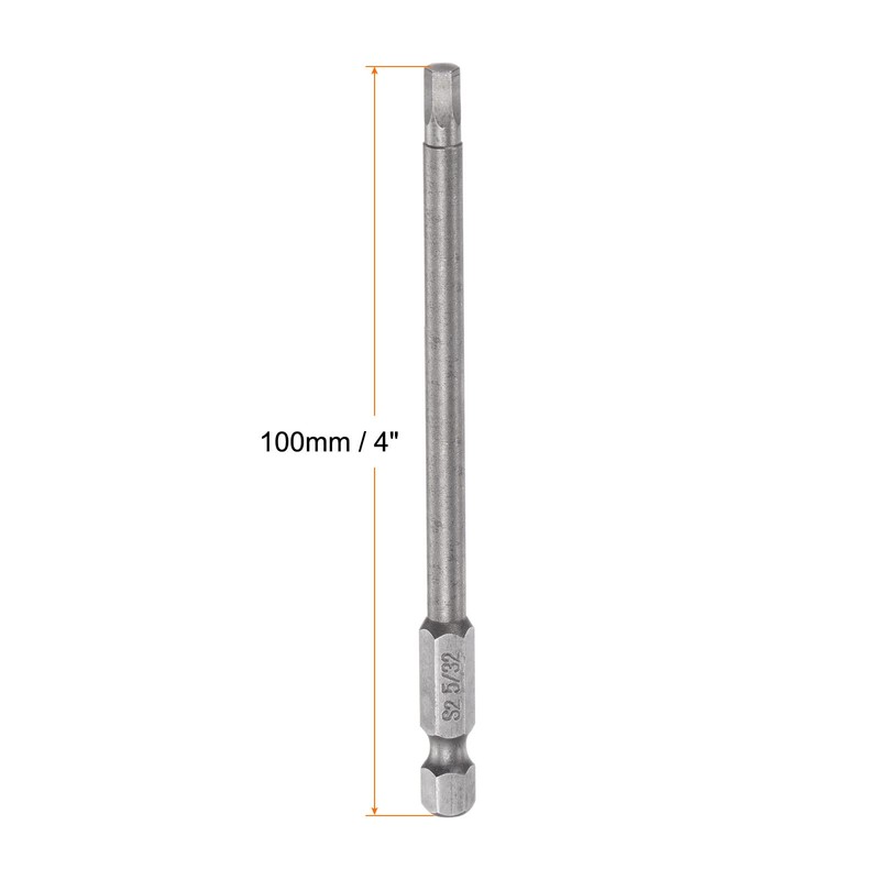 HARFINGTON 5pcs 5/32" Hex Screwdriver Bit SAE 1/4" Hex Shank